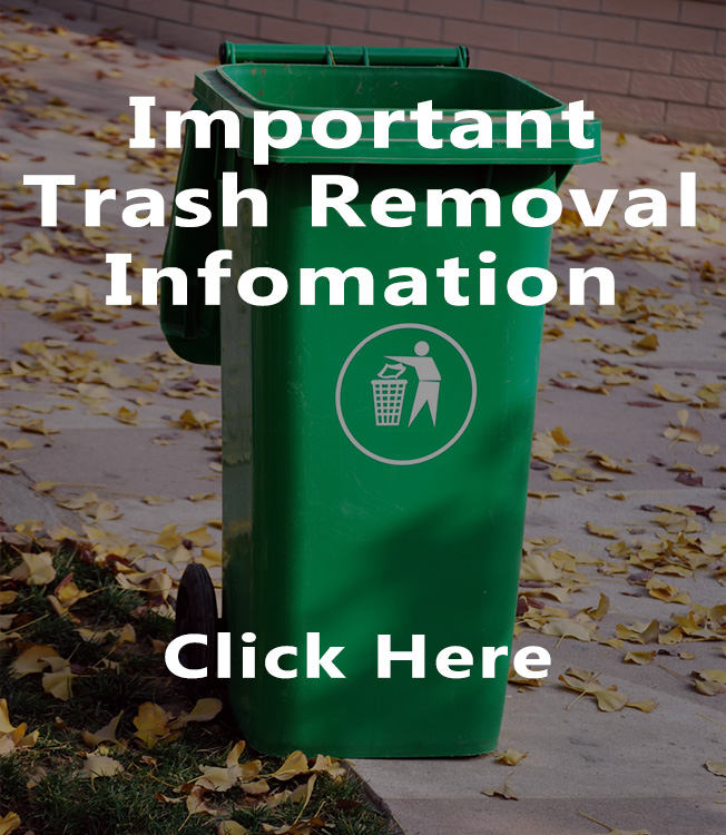 Trash Removal Letter